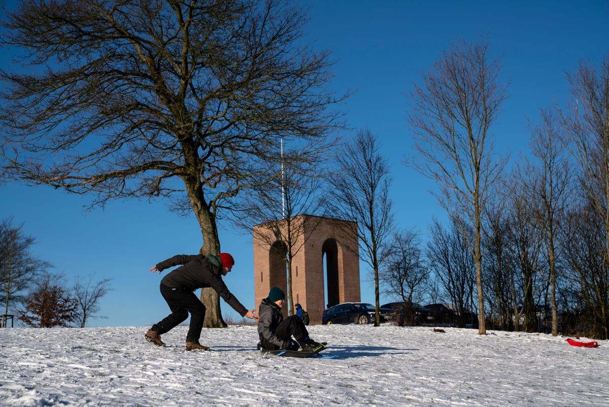 Ejer Bavnehøj, Vinter