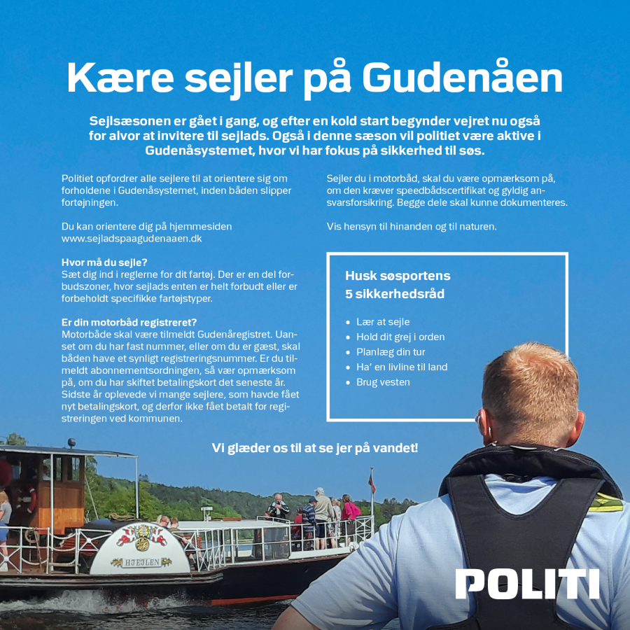 Regler sejlads Gudenåen