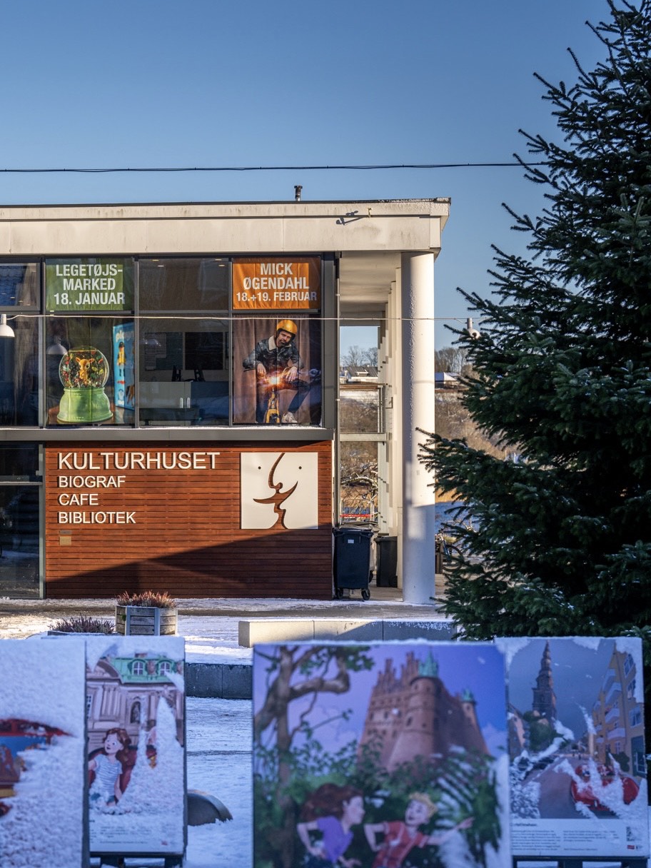 Vinter ved kulturhuset