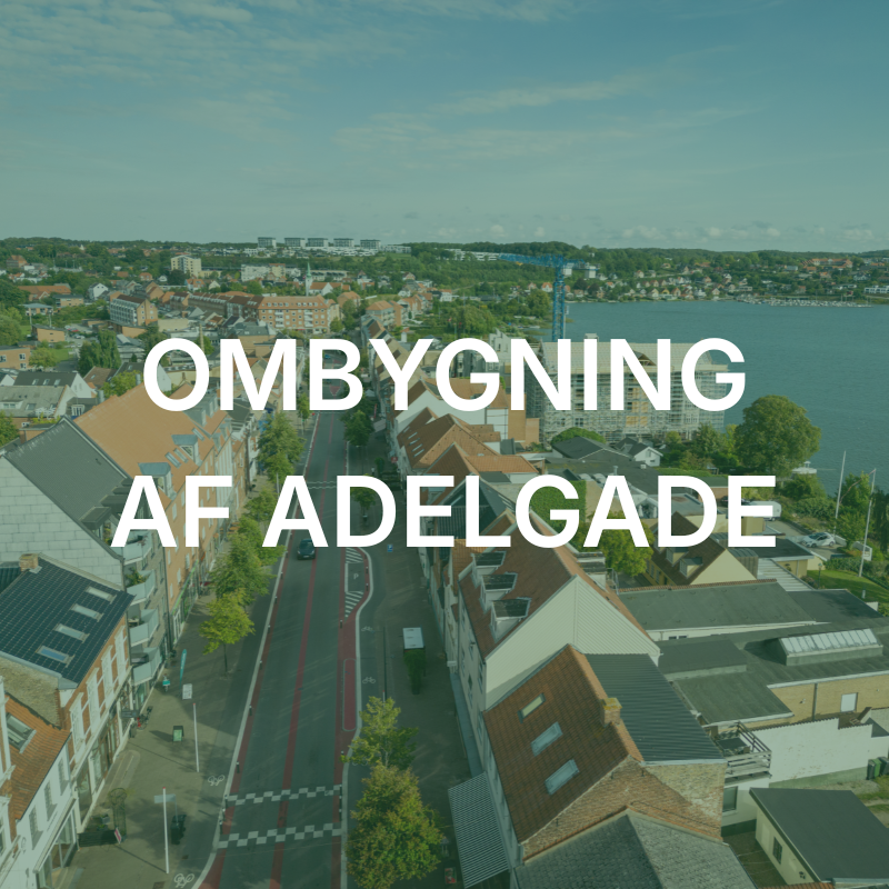 ombygning af adelgade i skanderborg